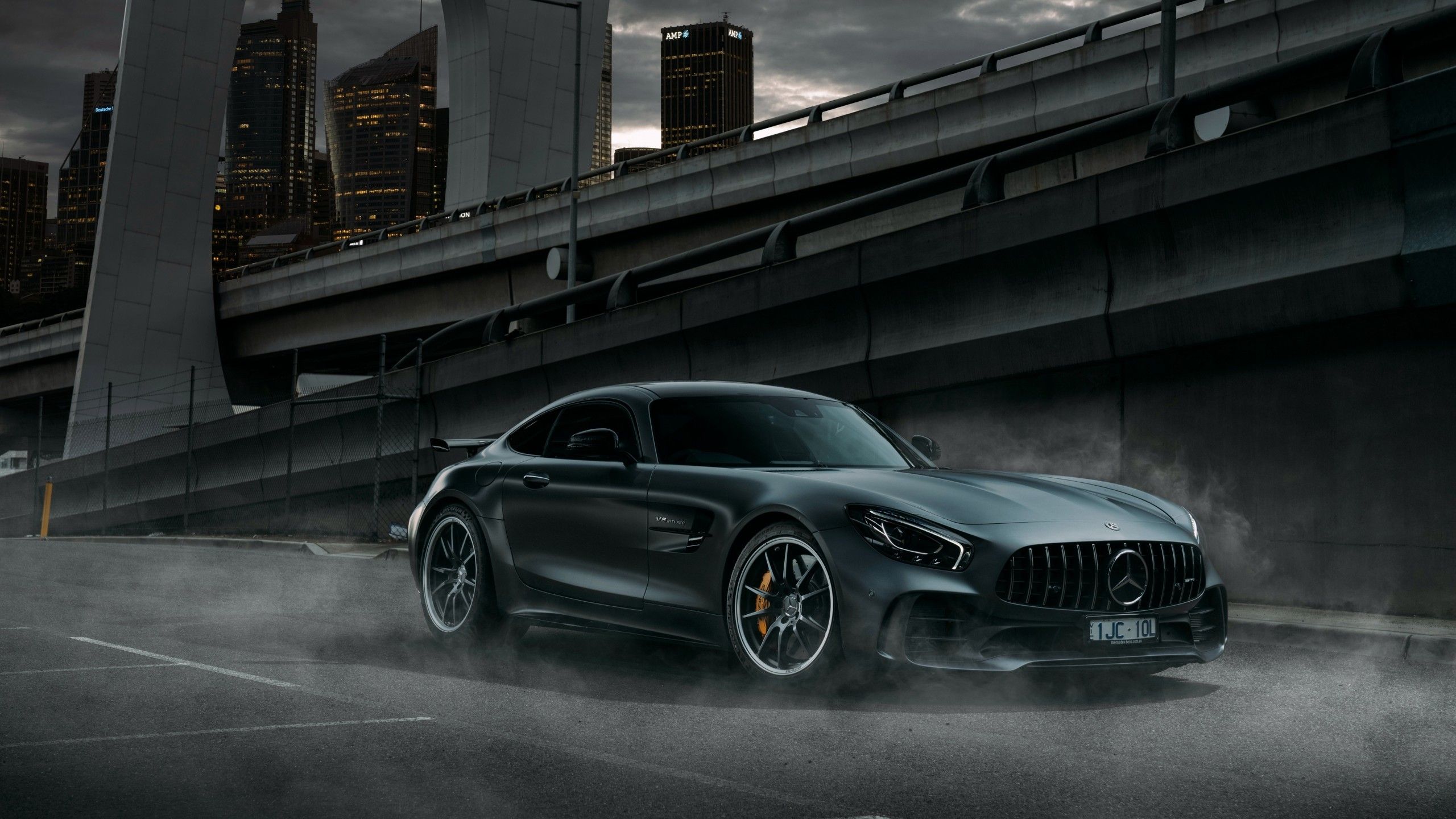 Download 2560x1440 Mercedes Benz Amg Gt R, Supercar, Cars, Black, Side View Wallpaper For IMac 27 Inch