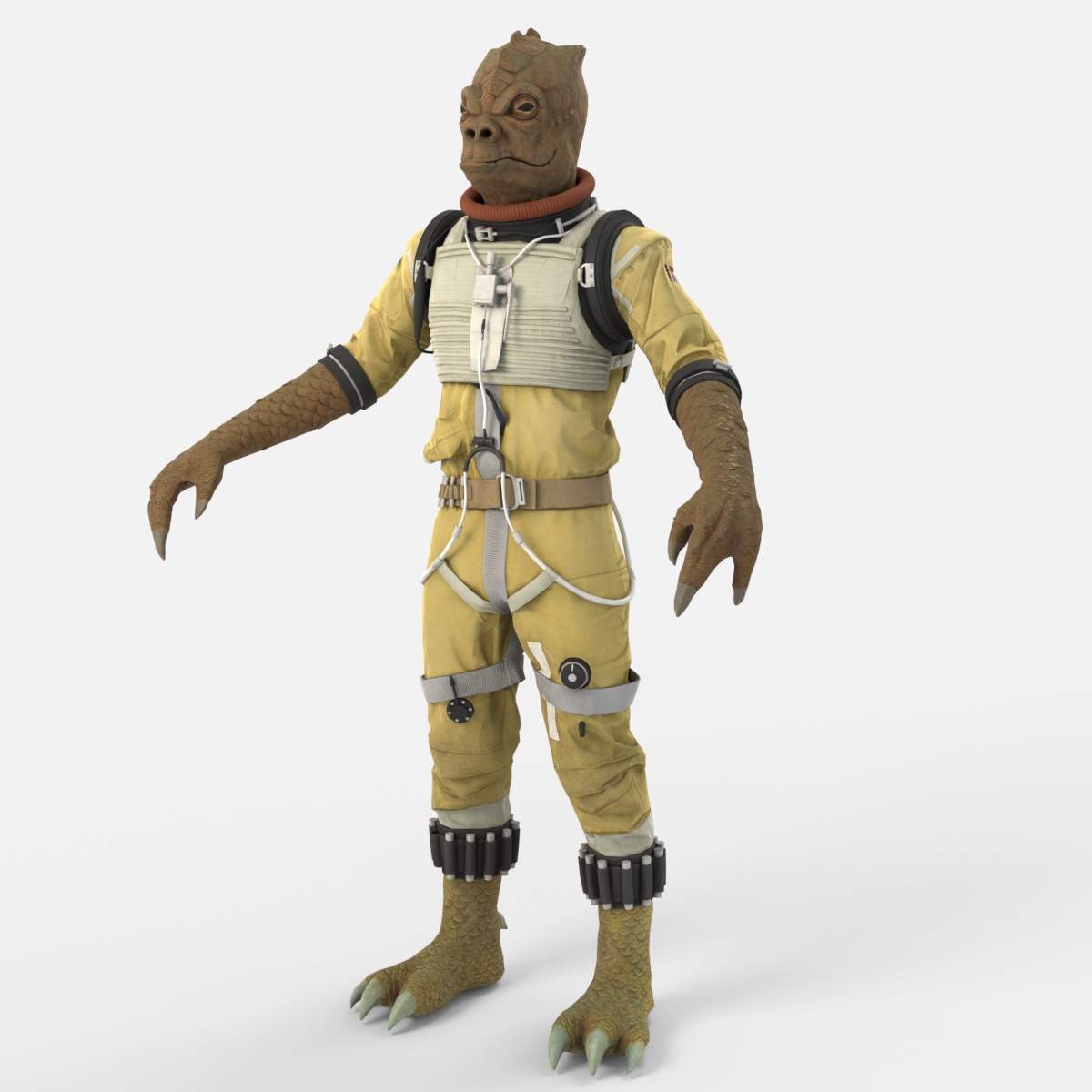 Bossk from Star Wars Battlefront 2 Free 3D Model