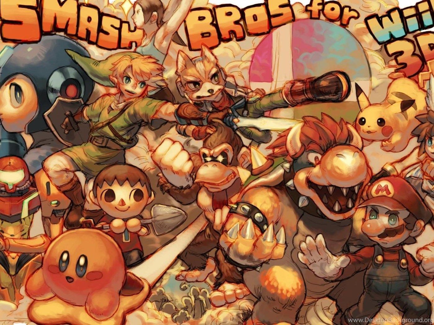 Super Smash Bros HD Wallpaper And Background Desktop Background