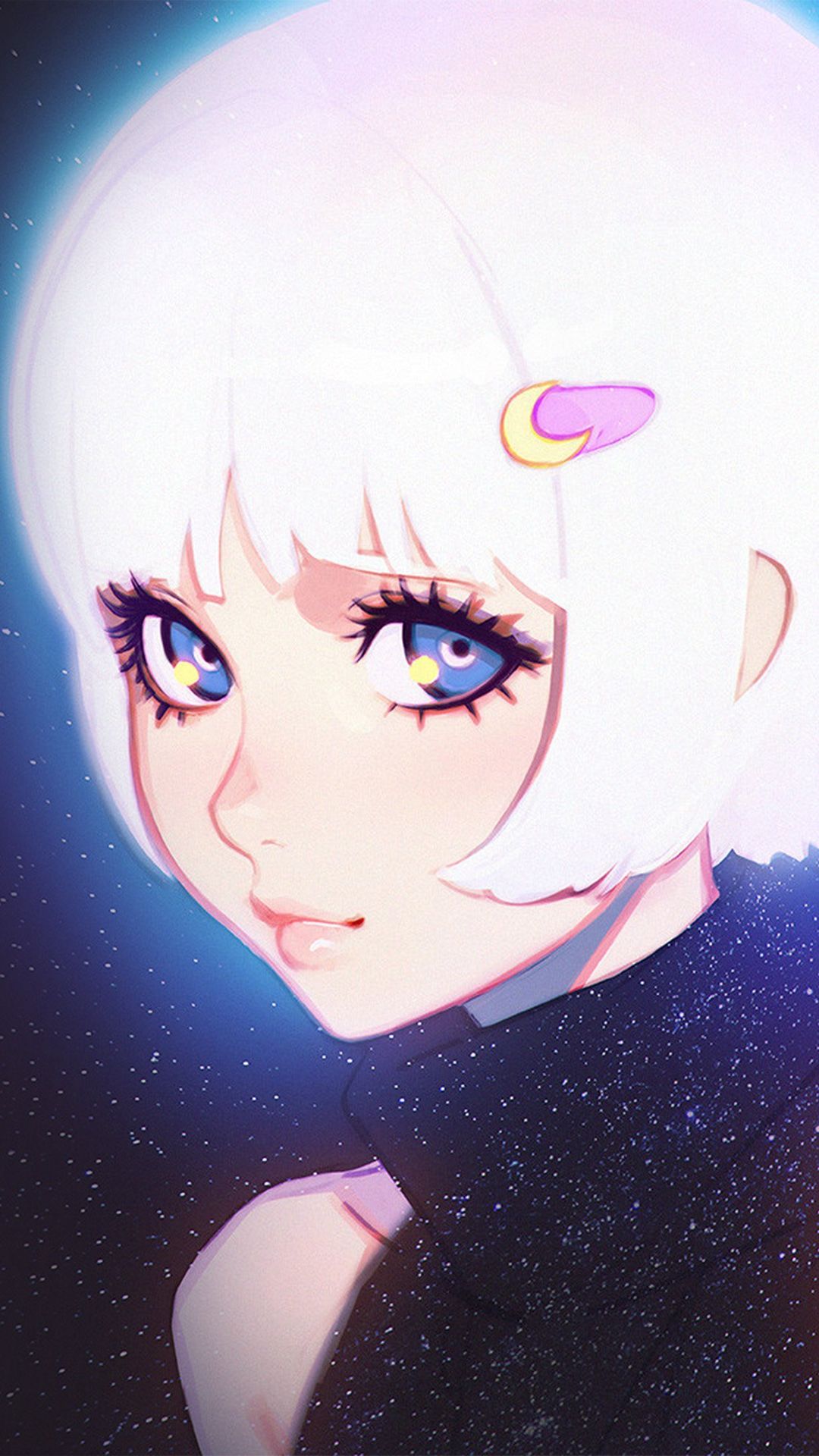 anime hair wallpapers aesthetic ilya kuvshinov dark iphone