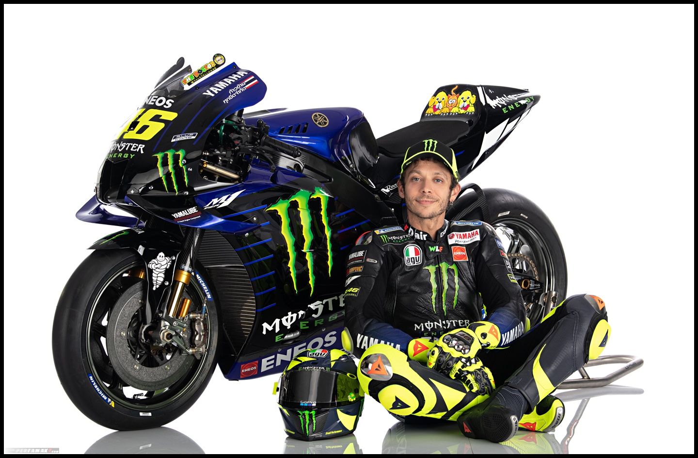 Wallpaper Yamaha YZR M1 Valentino Rossi MotoGP 2020