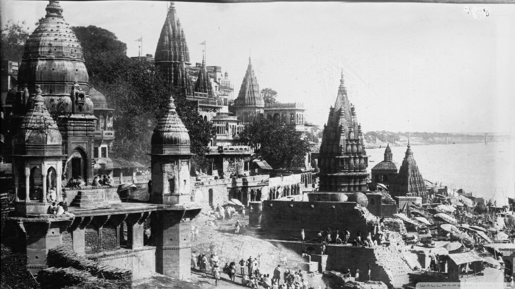 Benares (Varanasi, India) 1922 Ultra HD Desktop Background