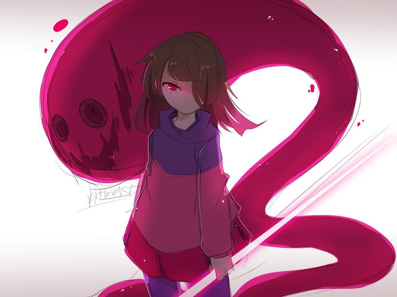 Bete Noire Glitchtale Wallpaper 5154