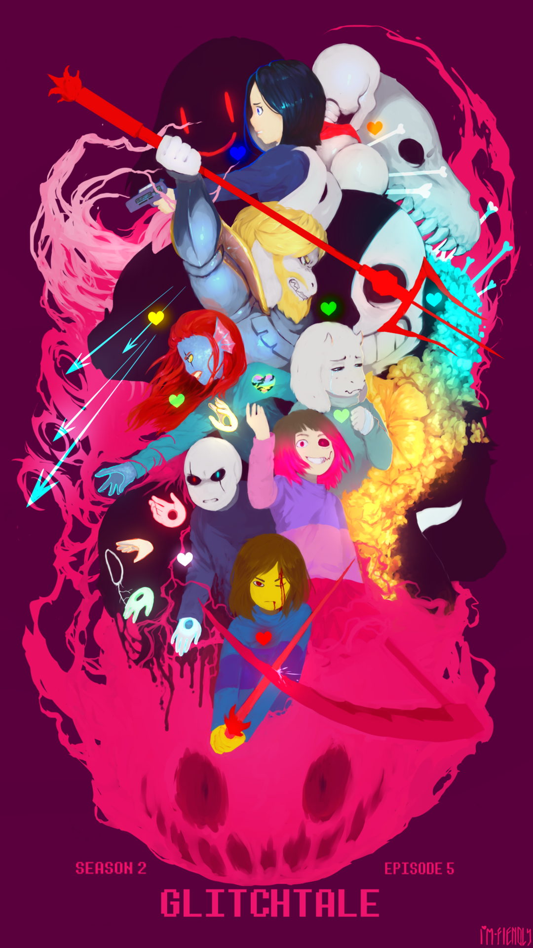 Can anyone please give me links for good glitchtale wallpaper