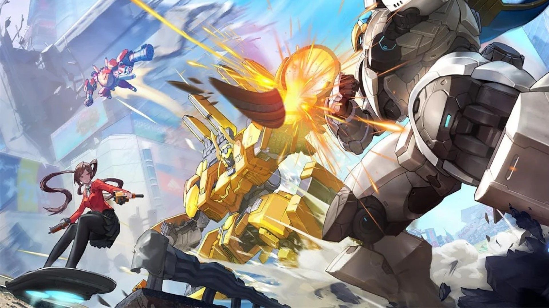 Super Mecha Champions is running a crossover event with popular anime Granbelm