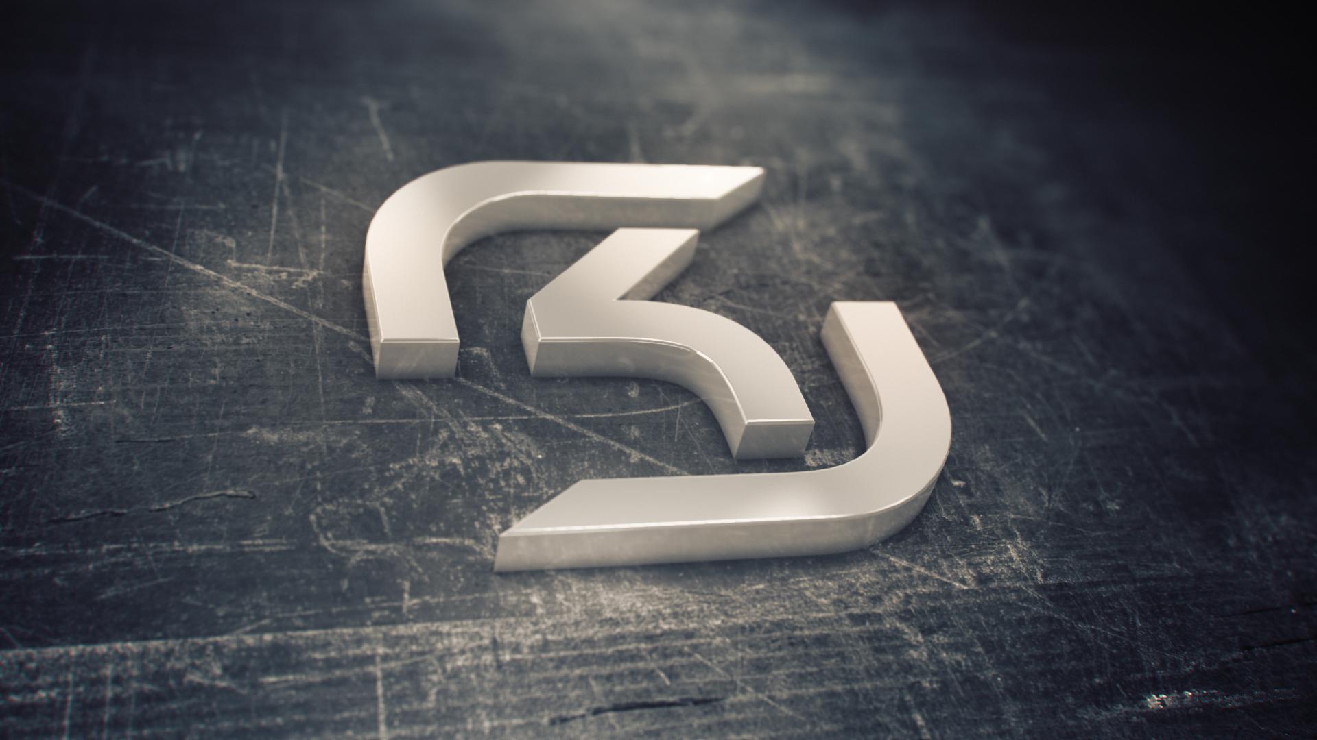 SK gaming logo 3D created by -harru