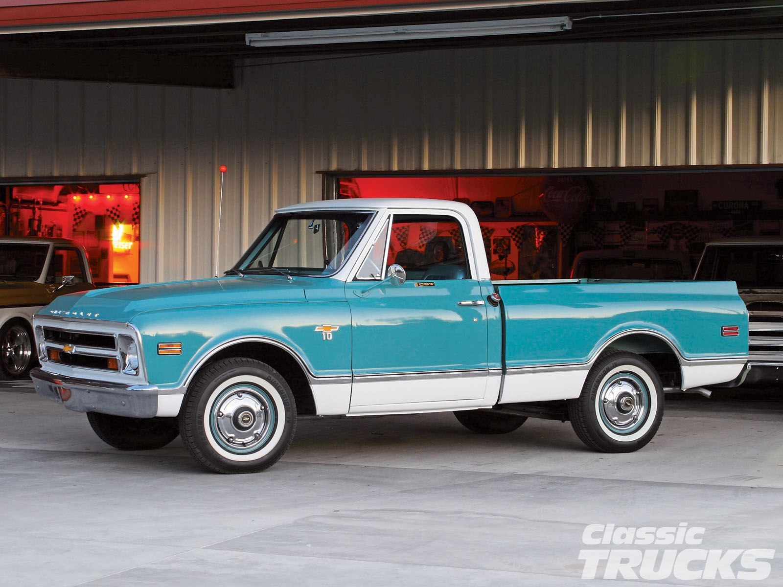 Chevy C10 a Great Color! I just might have to restore