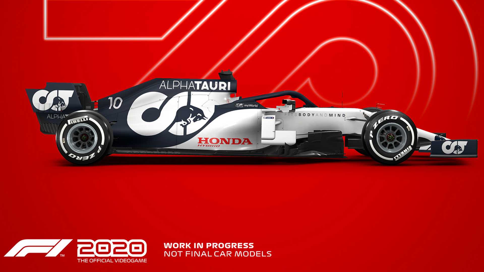 F1 2020 video game preview with 2020 Alpha Tauri. Motor1.com Photo
