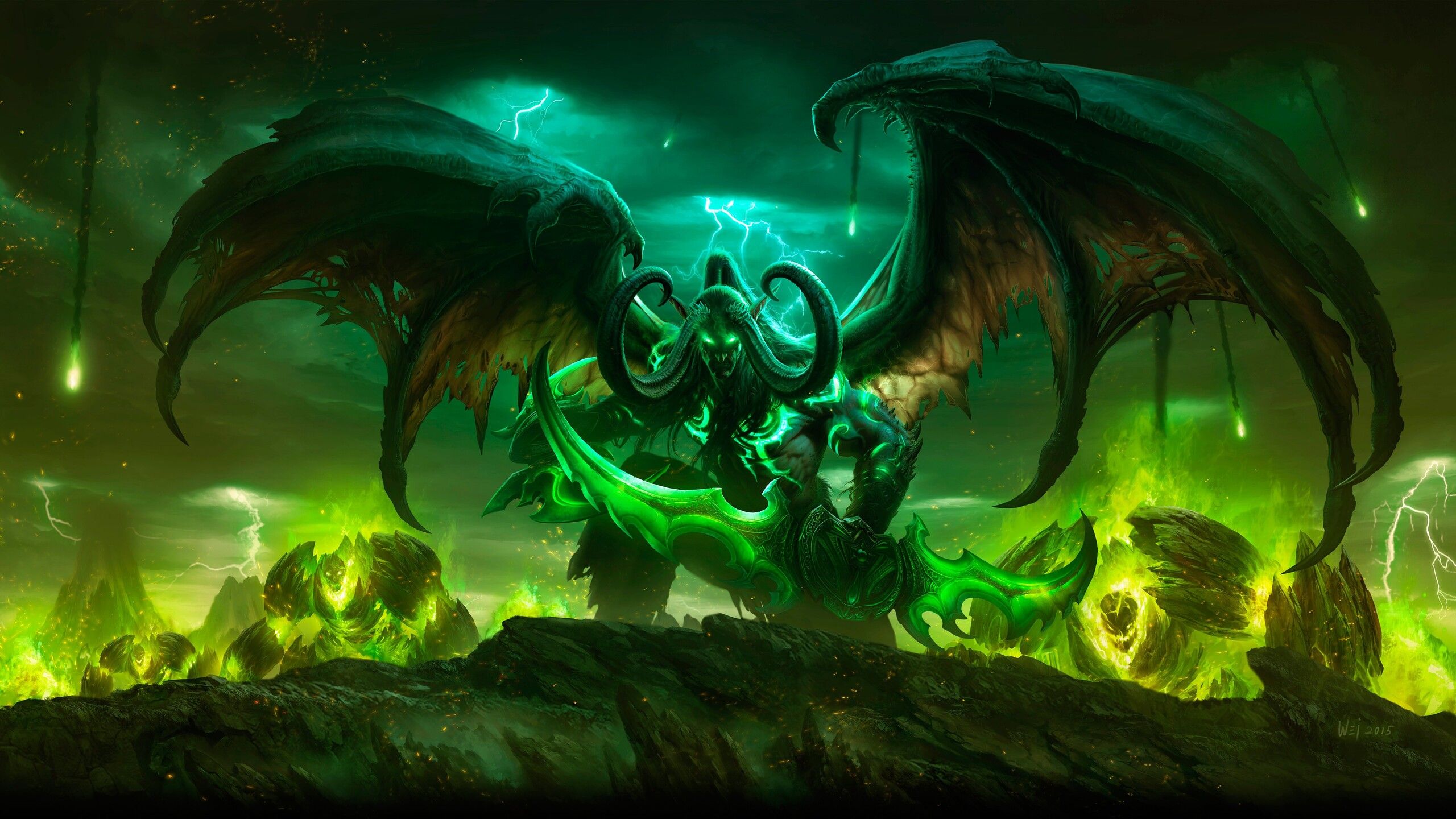 Illidan Stormrag World Of Warcraft Legion 5k 1440P