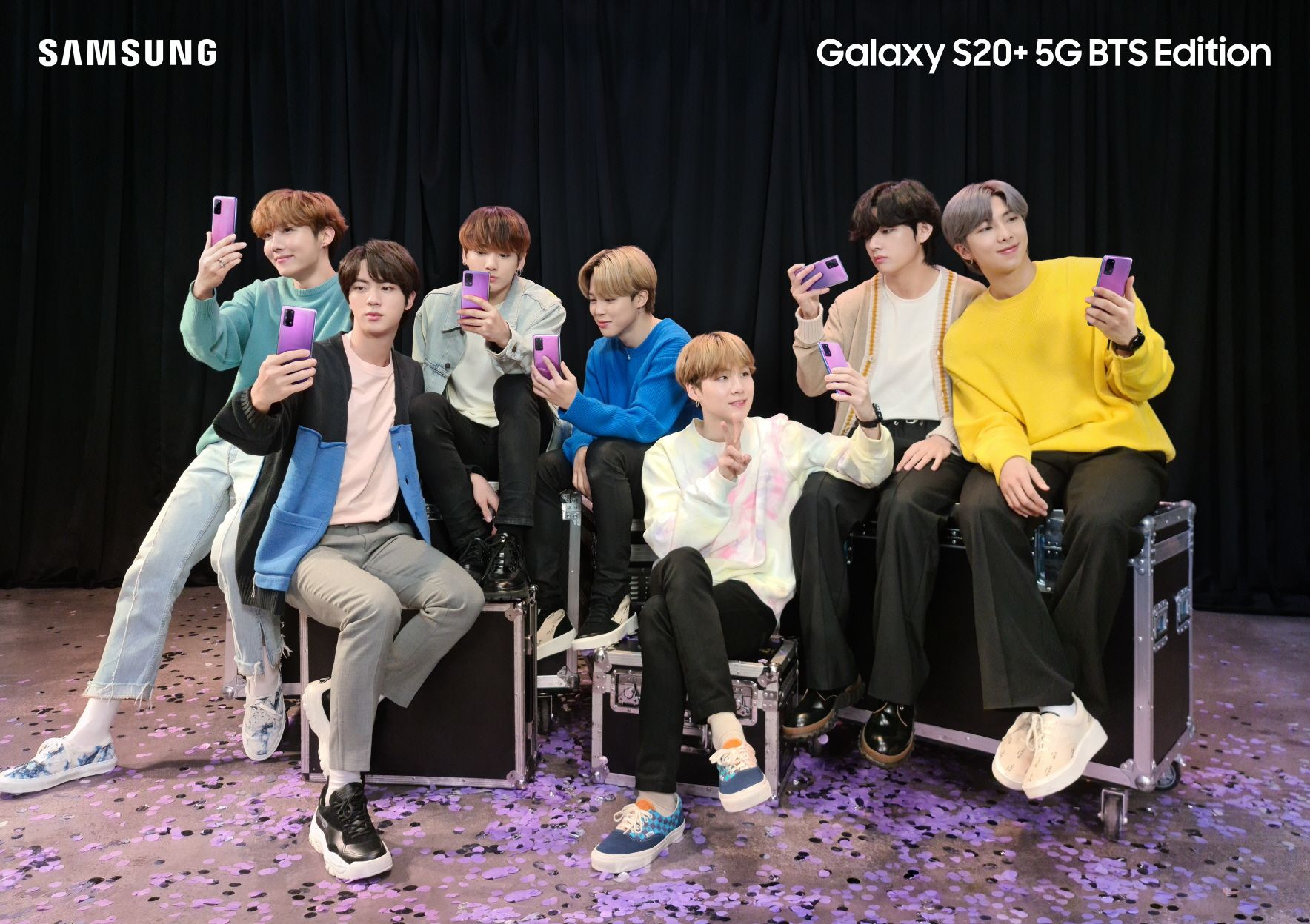 Samsung Unveils BTS Themed Galaxy Sand Galaxy Buds+