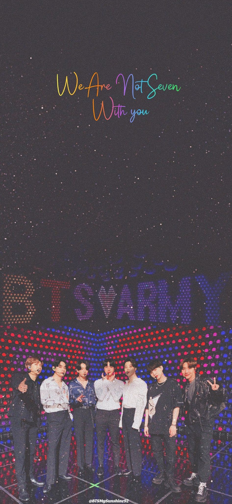 Bts We Are Not Seven With You Wallpapers Wallpaper Cave