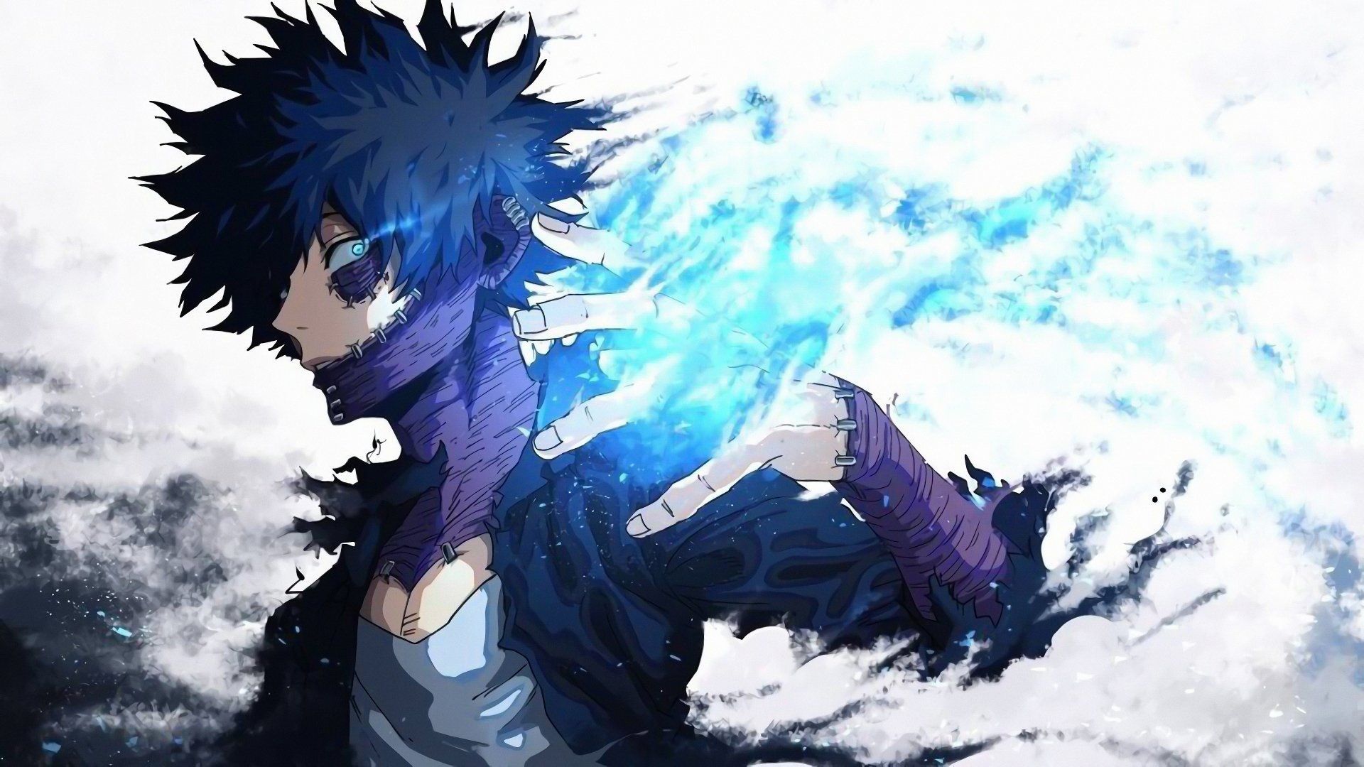 Anime Blue Fire Wallpapers  Top Free Anime Blue Fire Backgrounds   WallpaperAccess