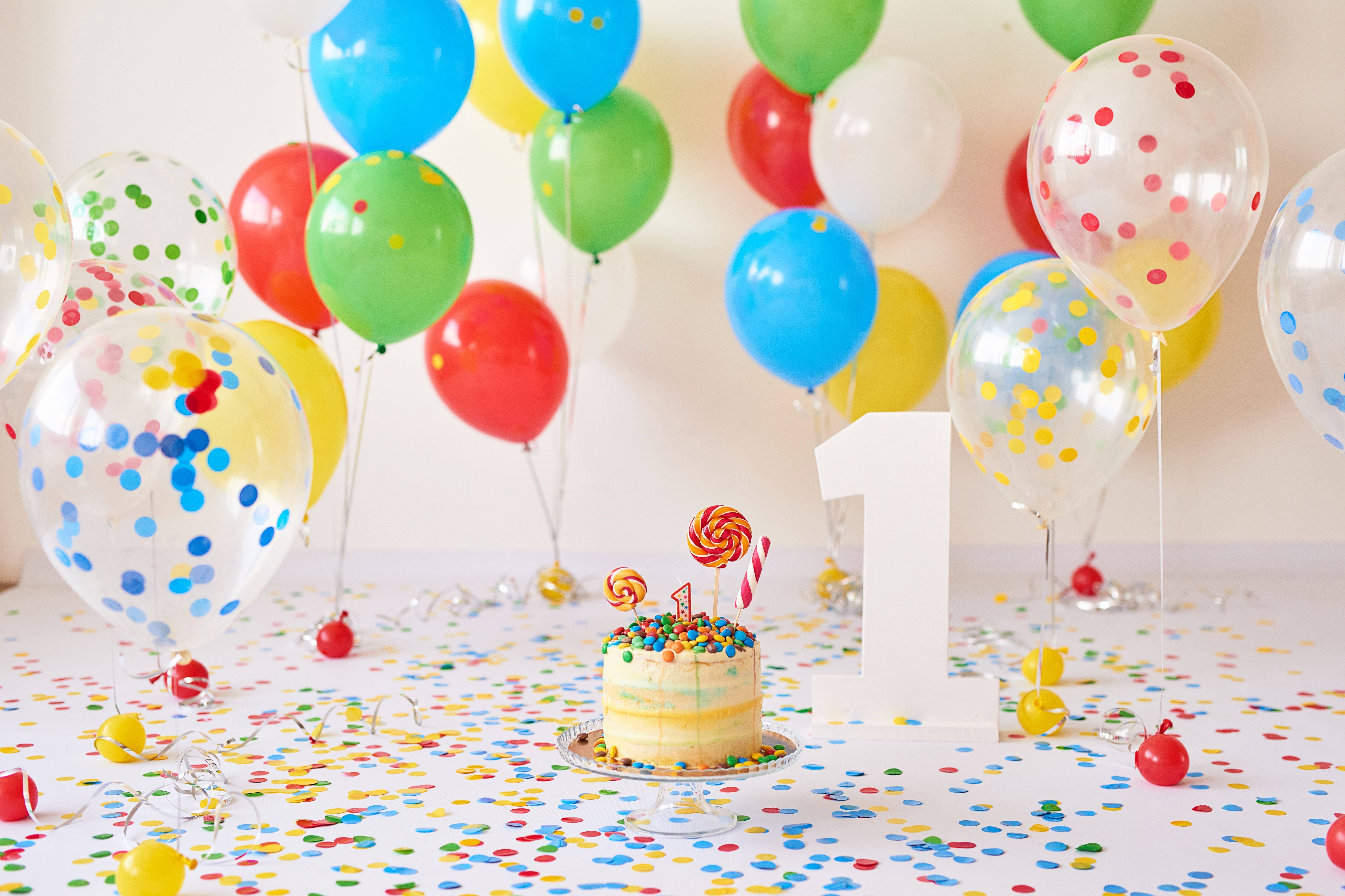 1st Birthday Party 5k Retina Ultra HD Wallpaper. Background Image