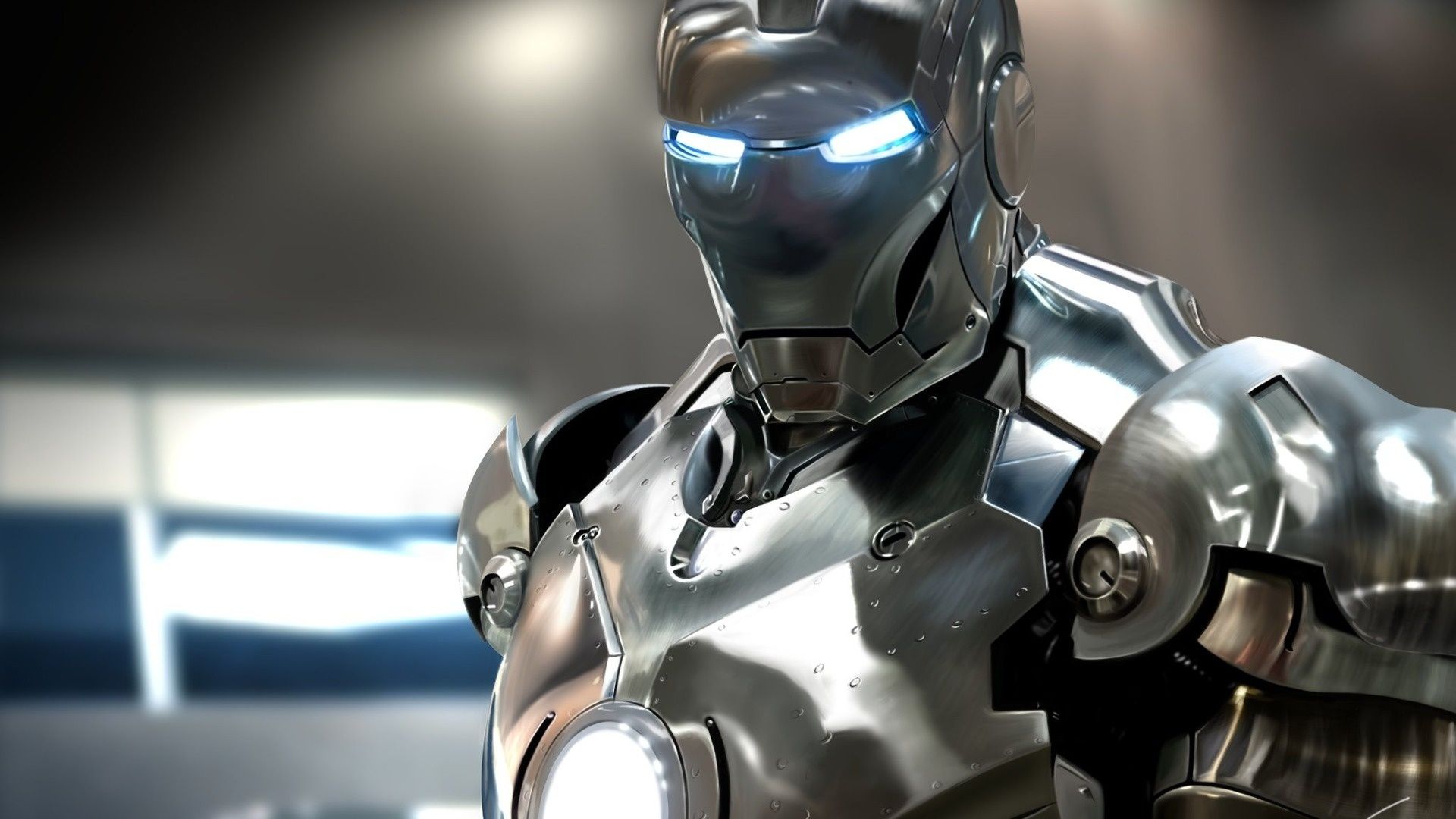 Download 1920x1080 HD Wallpaper iron man prototype comics armor robot, Desktop Background HD