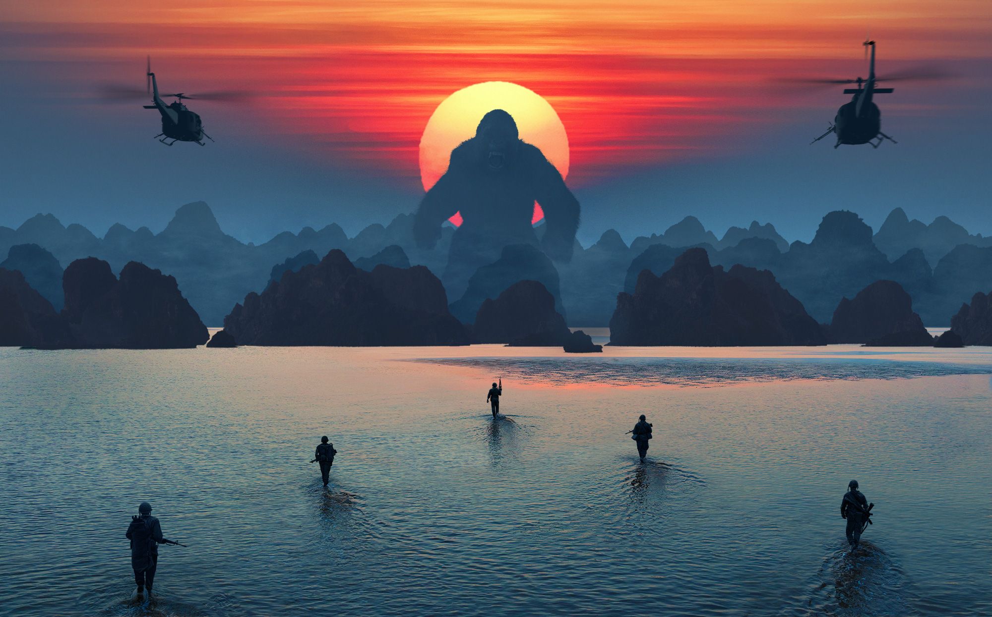 Kong Skull Island 2 Poster (no Text)(X Post R Movies)