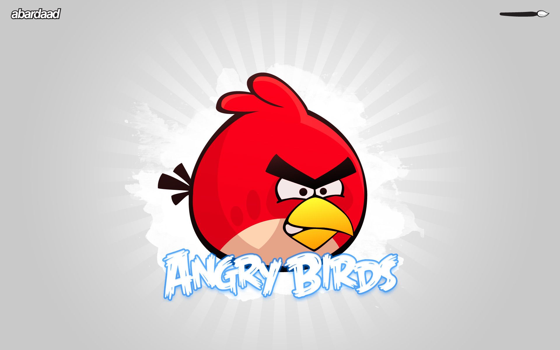 Red Angry Birds Full HD Wallpaper Image for Mac