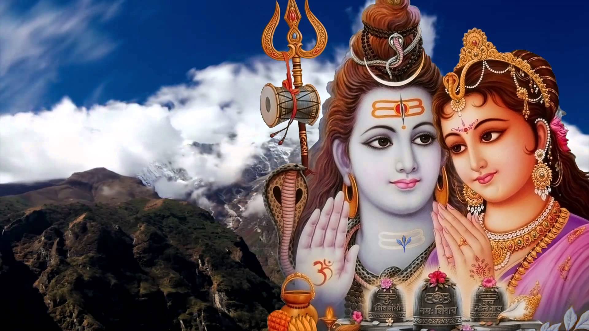 image Of Shiv Parvati Love. Hindu Gods and Goddesses
