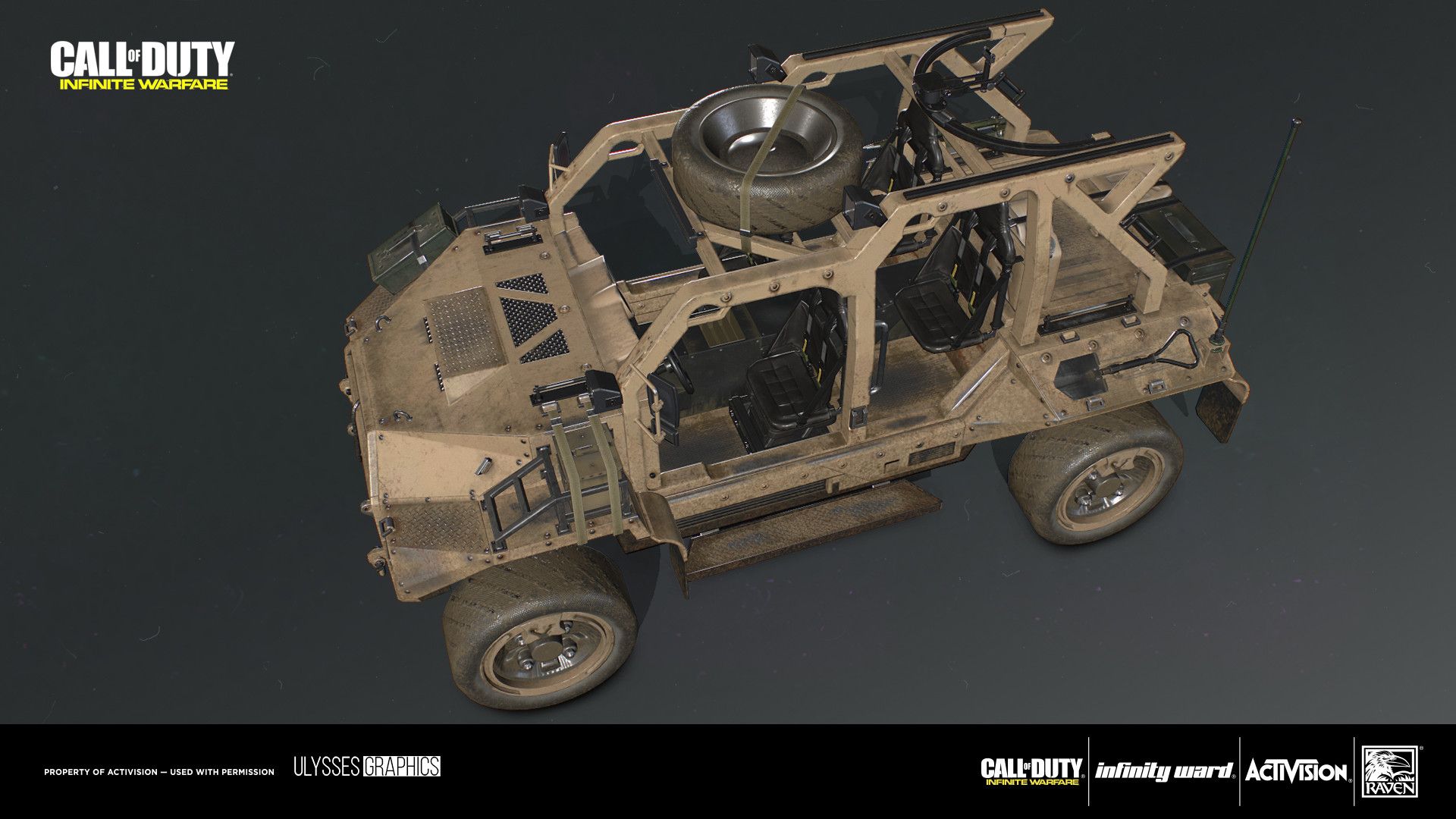 Call of Duty: Infinite Warfare vehicle, Natalia Galantseva