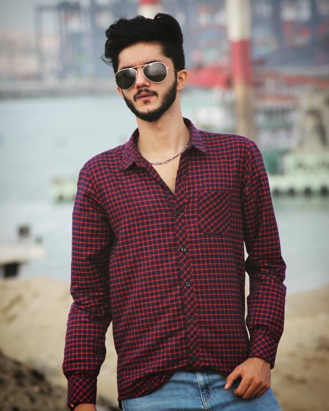 Hussain Tareen❤. Women's plaid shirt, Womens plaid, Boys dpz