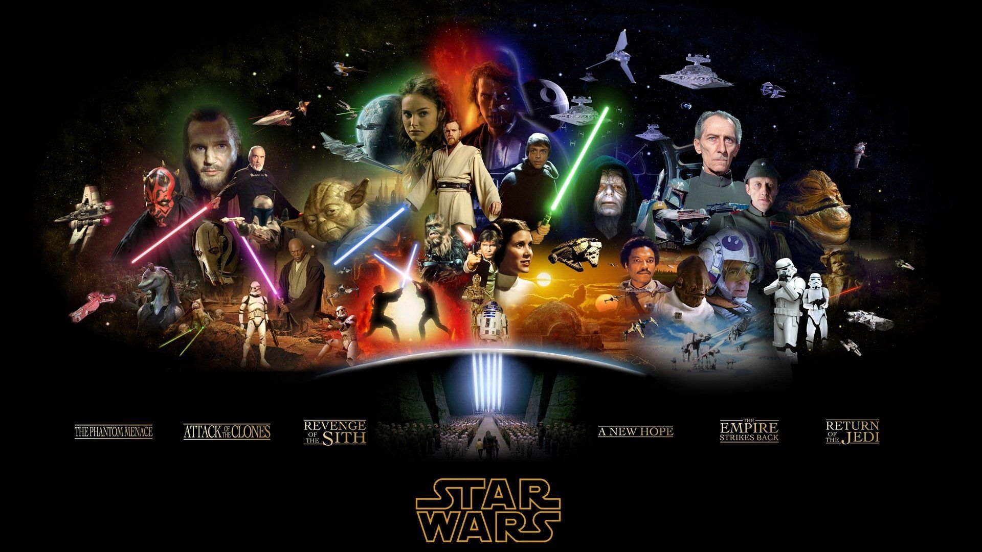 Star wars saga HD Wallpaper