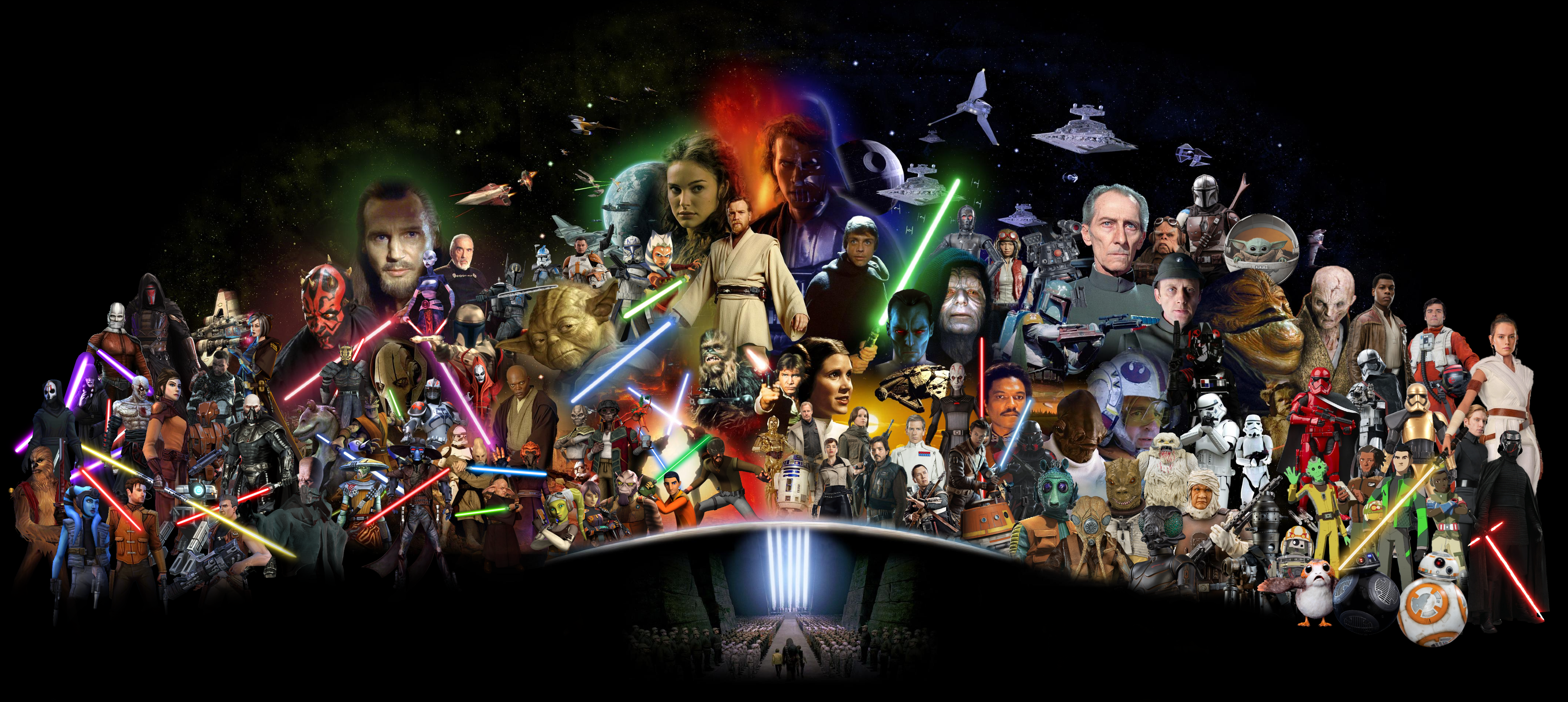 Star Wars Complete Saga Wallpaper