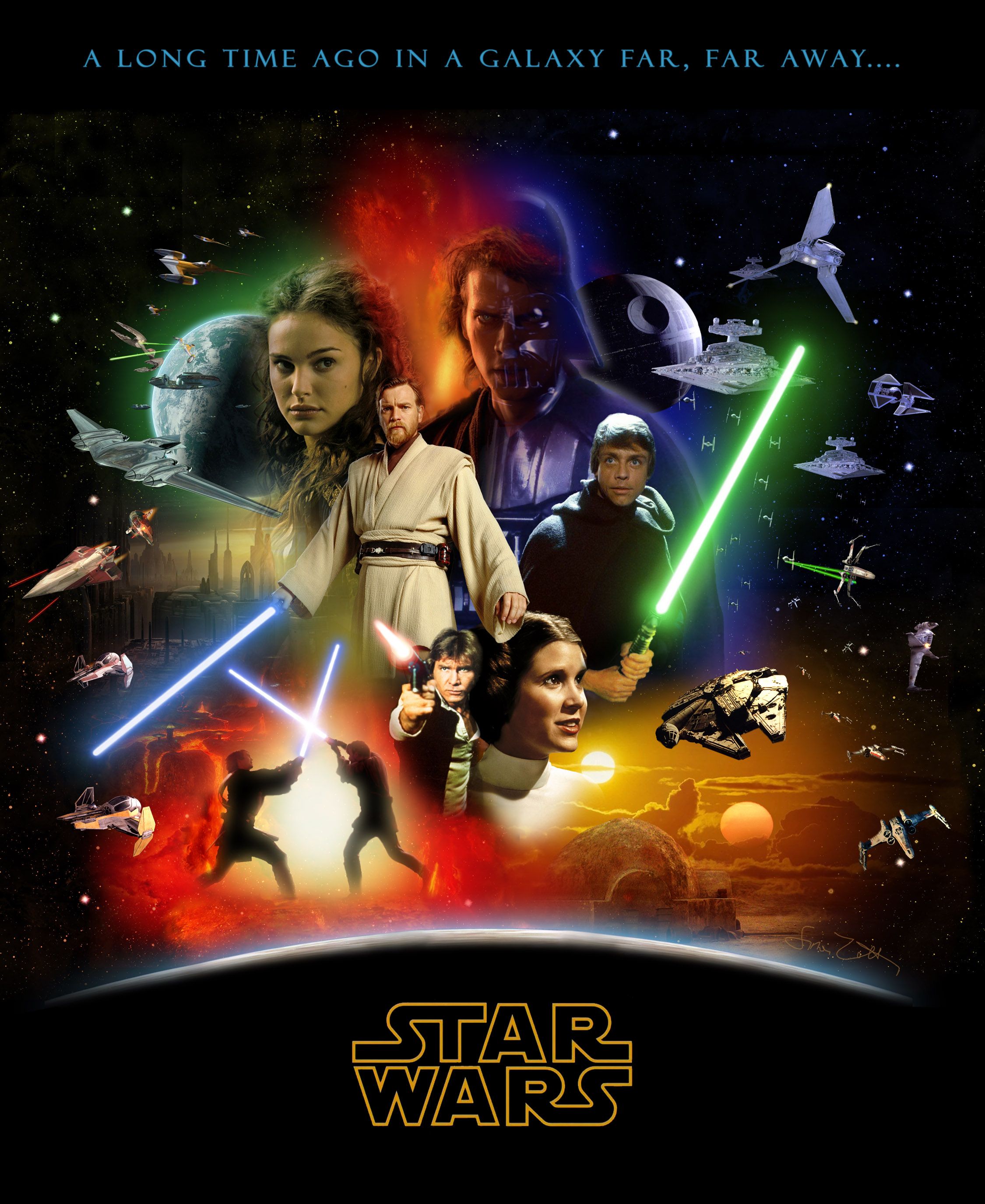 Star Wars Saga Poster 2. The Art Mad