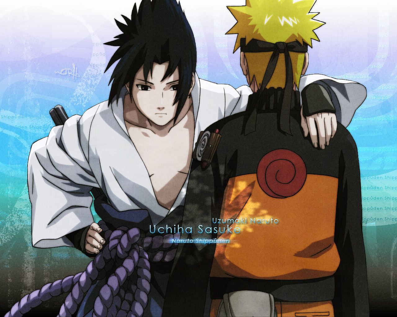 naruto and Sasuke shippuuden wallpaper