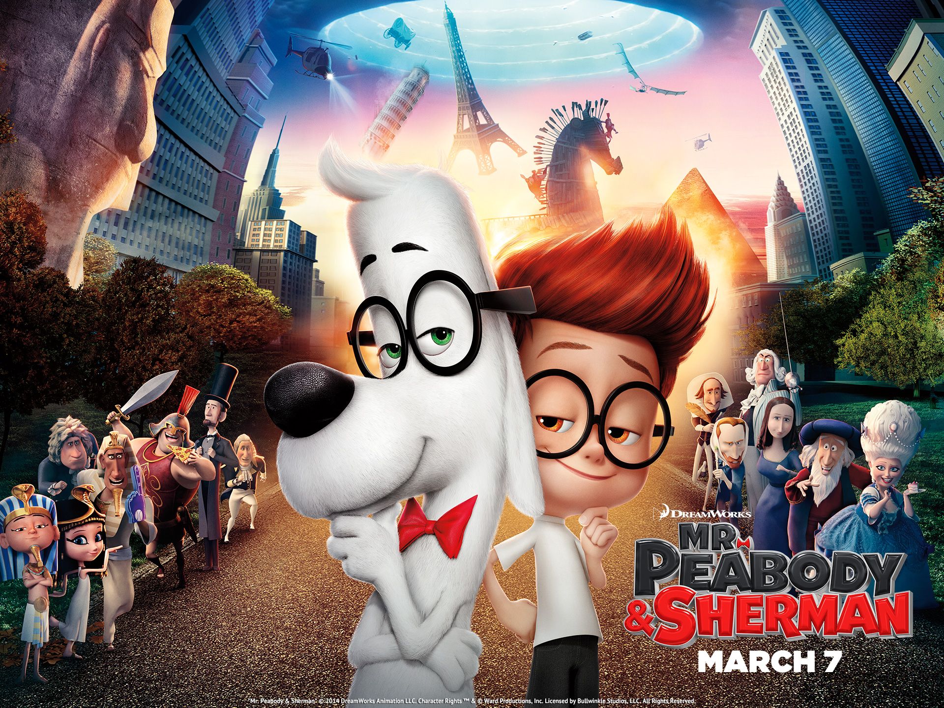 Mr. Peabody & Sherman Wallpaper. Mr