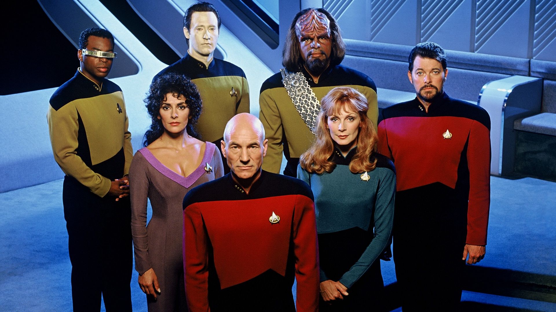 Captain Picard & Crew TNG HD Wallpaper. Background Image