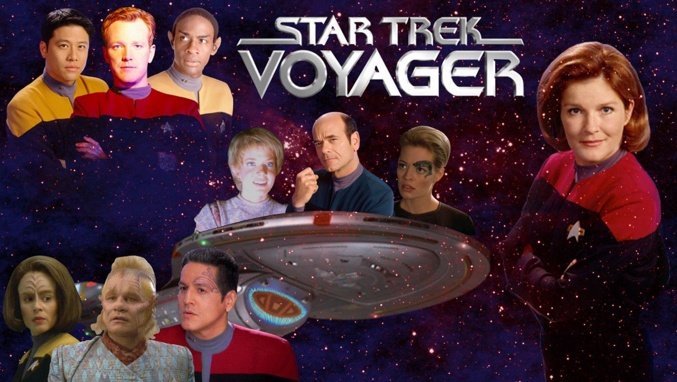 Star Trek Voyager Desktop Wallpaper. The Trek BBS