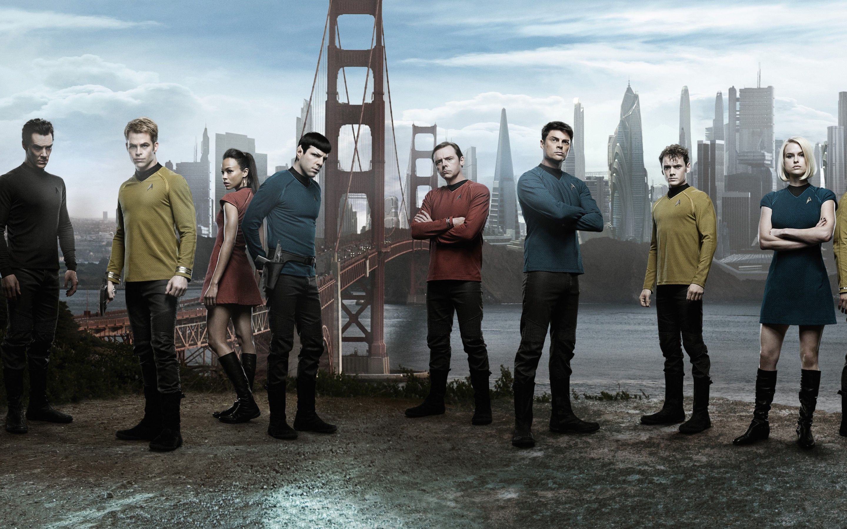 Wallpaper Star Trek Into Darkness, Chris Pine, Kirk, Zachary