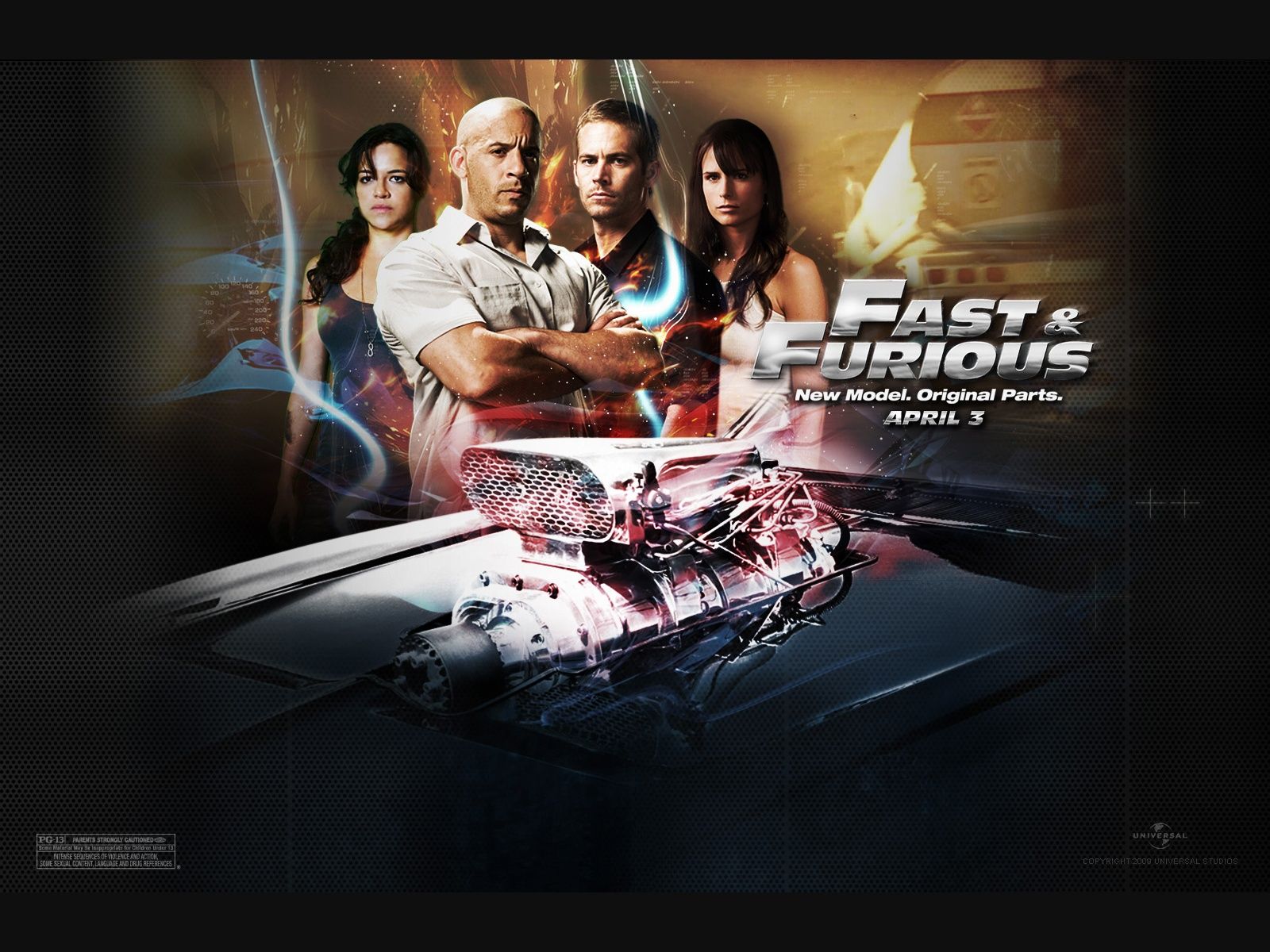 Fast & Furious Wallpaper (1600 x 1200 Pixels)