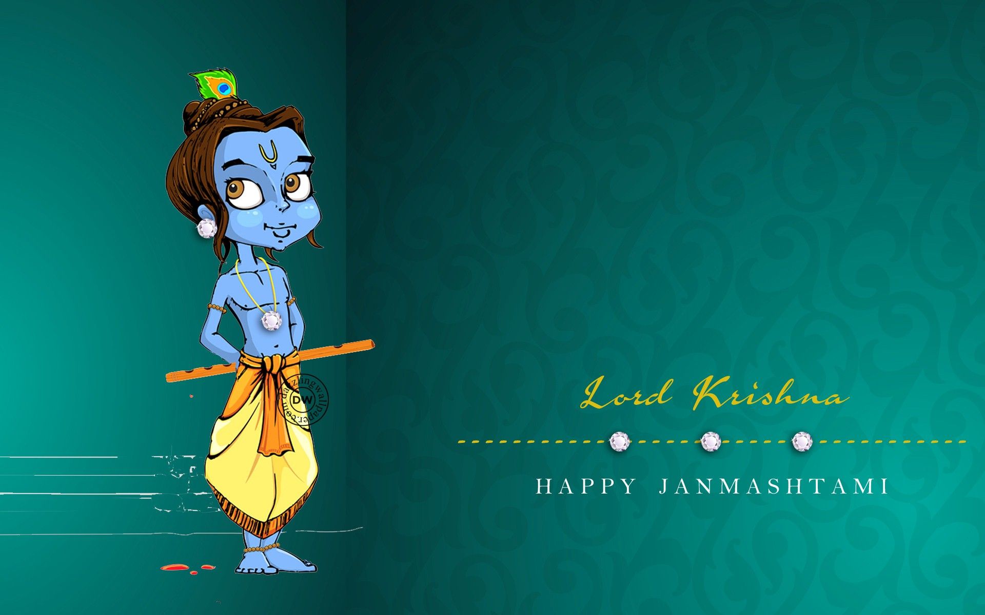 Lord Krishna Janmashtami HD Wallpaper