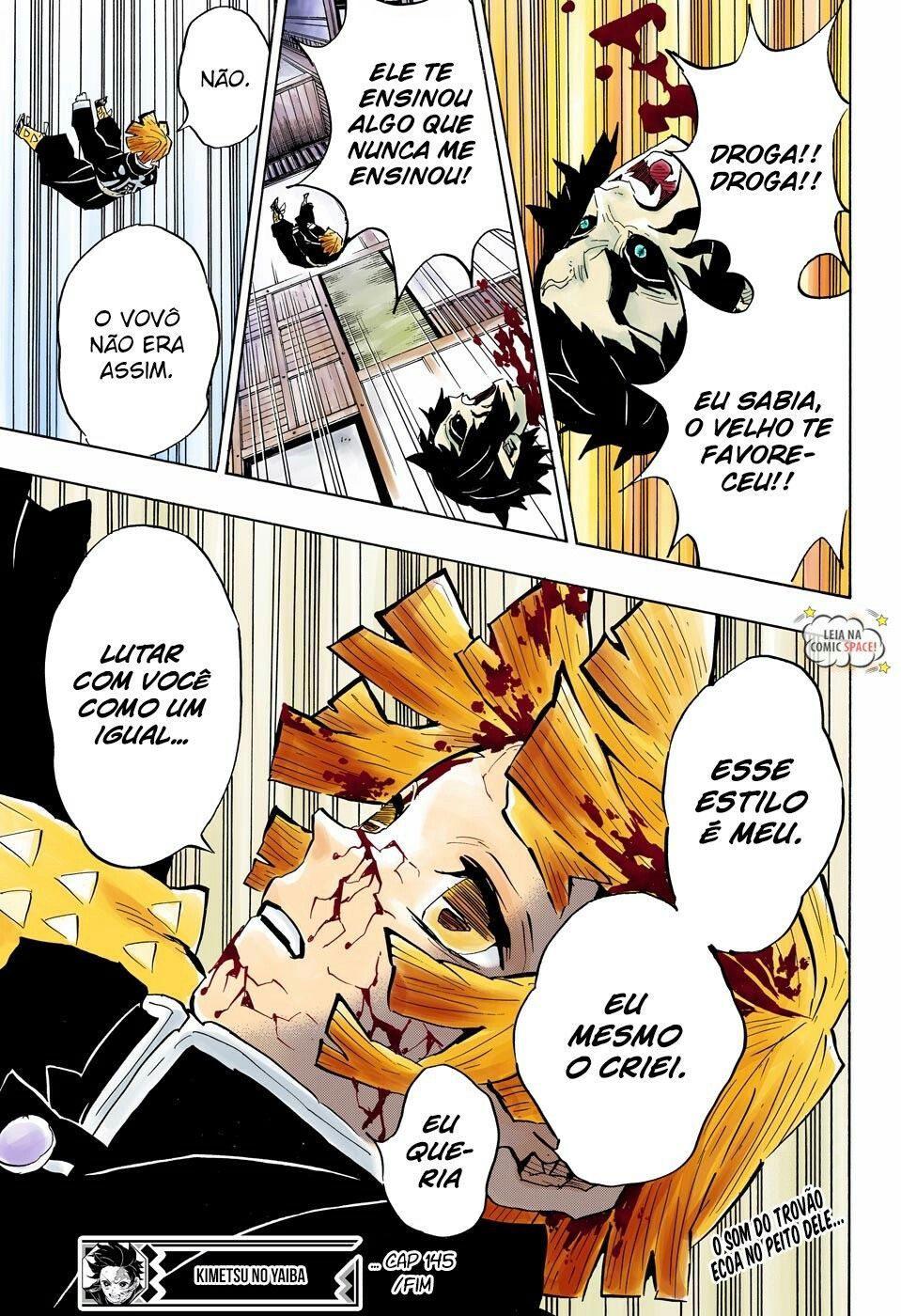 Zenitsu vs Kaigaku final. Trovão