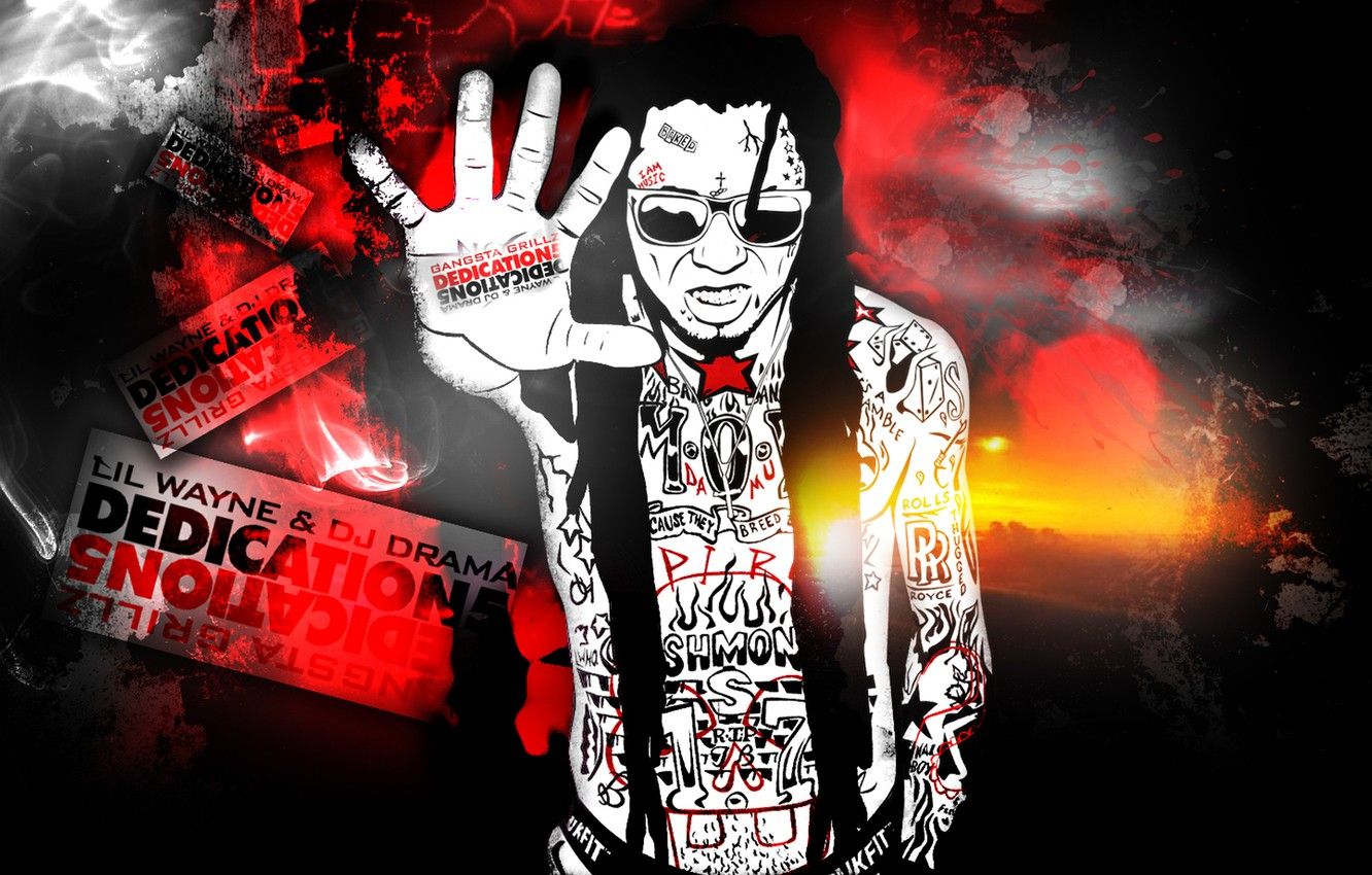 Wallpaper Dreadlocks, Hip Hop, Tatoo, Rap, Swag, Lil Wayne Image