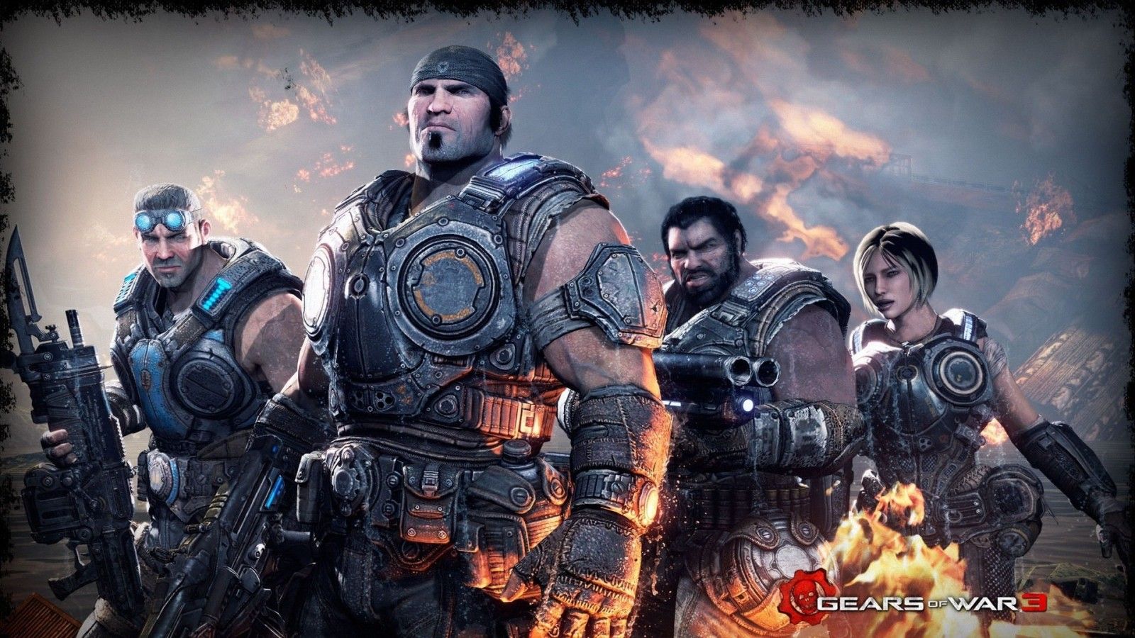 video games, Gears of War, Gears of War screenshot