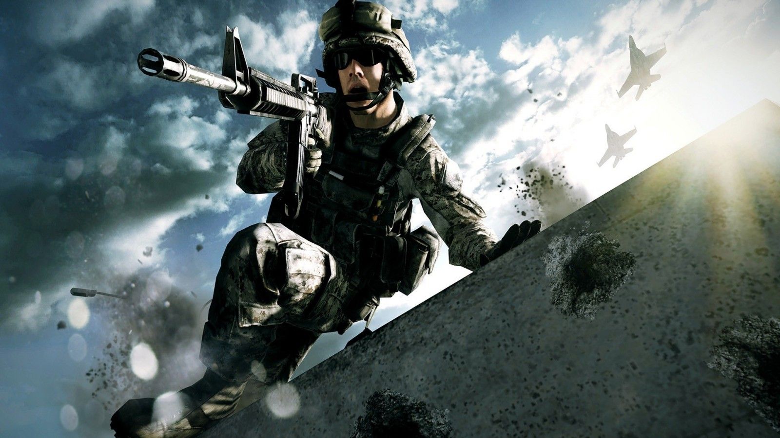 video games, soldier, Battlefield, screenshot, computer