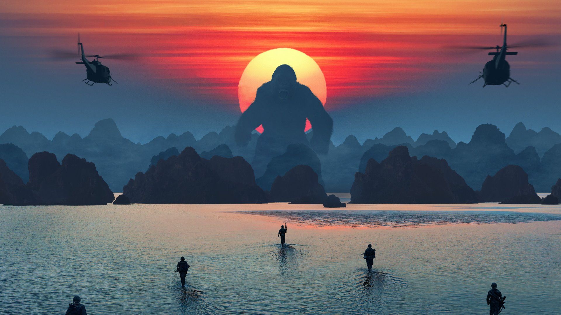 Kong Skull Island 2 Poster (no Text)(X Post R Movies)
