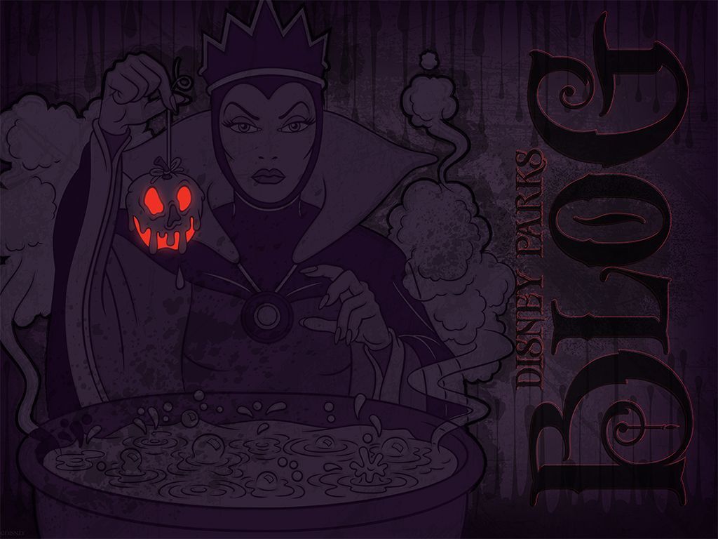 Disney Villain Wallpaper Featuring the Evil Queen from 'Snow White