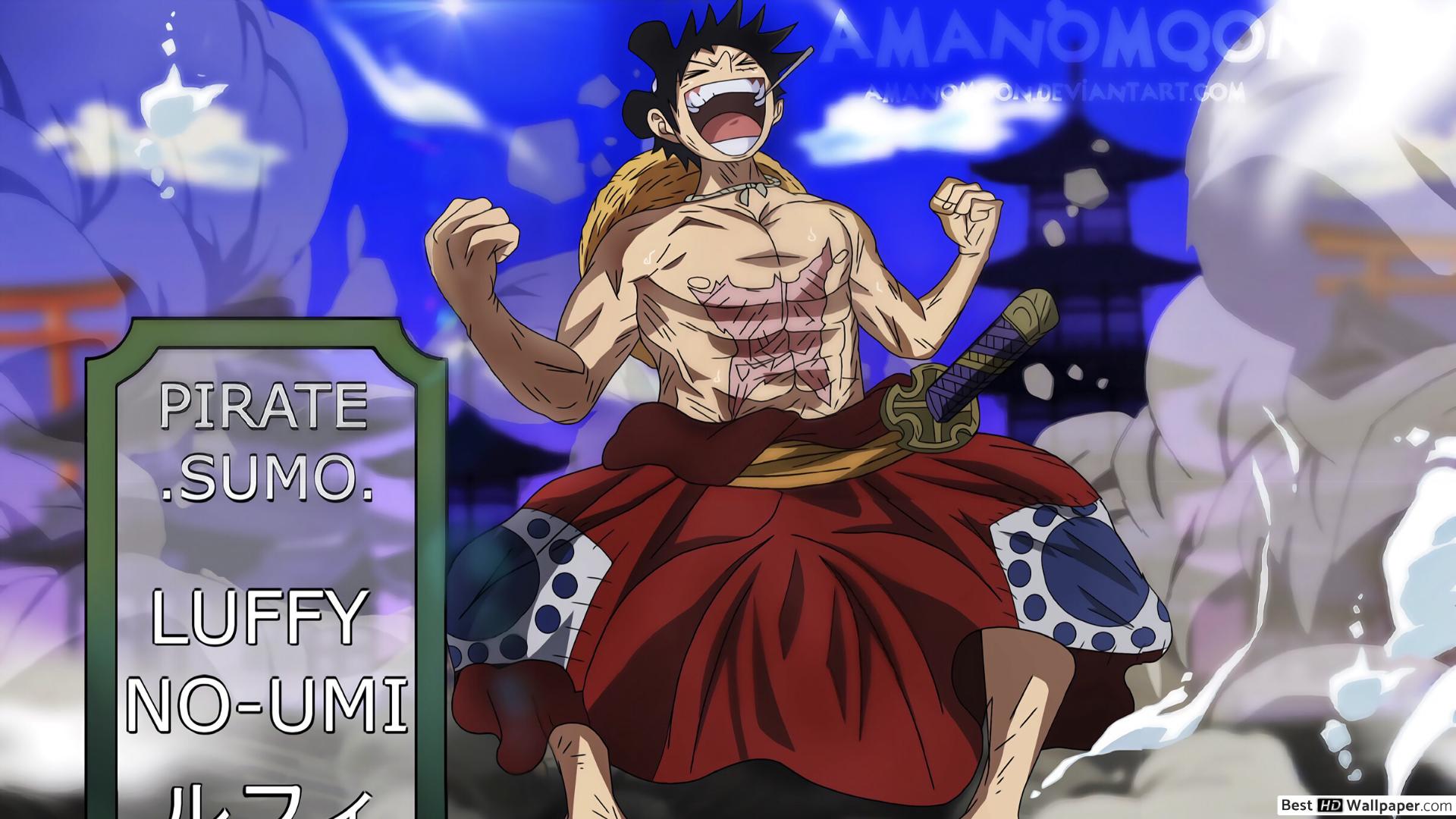 One Piece D. Luffy Wano Kuni Arc HD wallpaper download