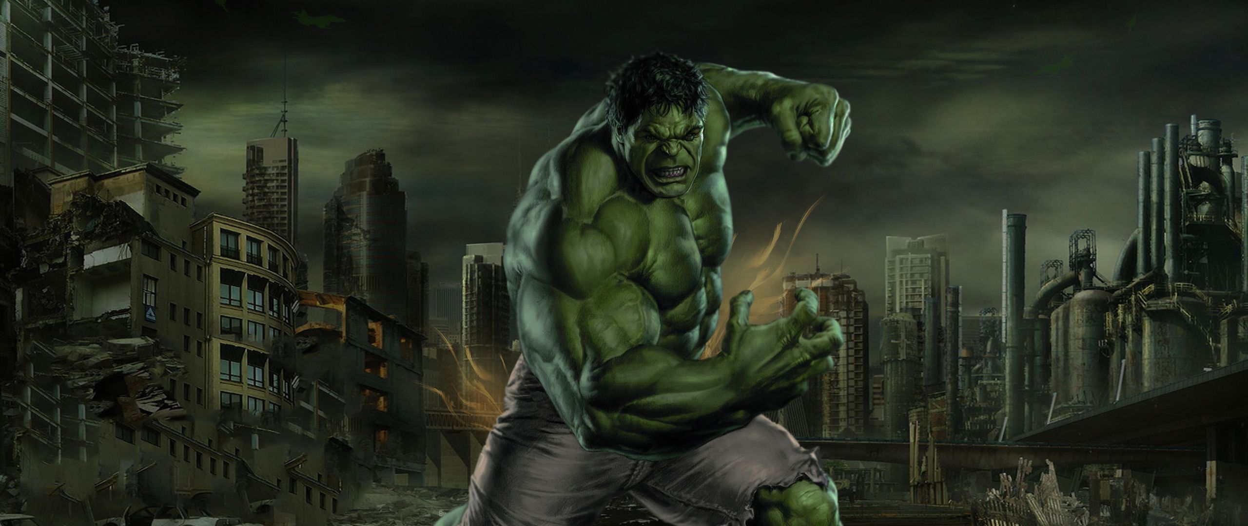 Hulk Marvel 2560x1080 Resolution Wallpaper, HD