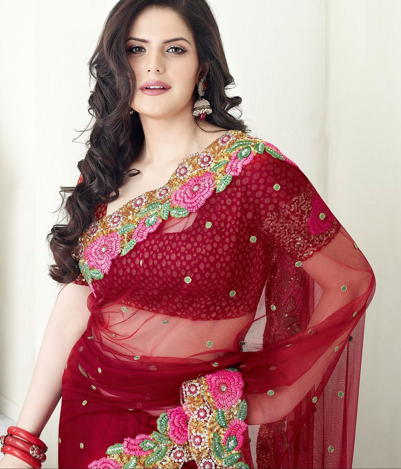 Punjabi Actress Saree desktop wallpaper, free desktop Wallpaper