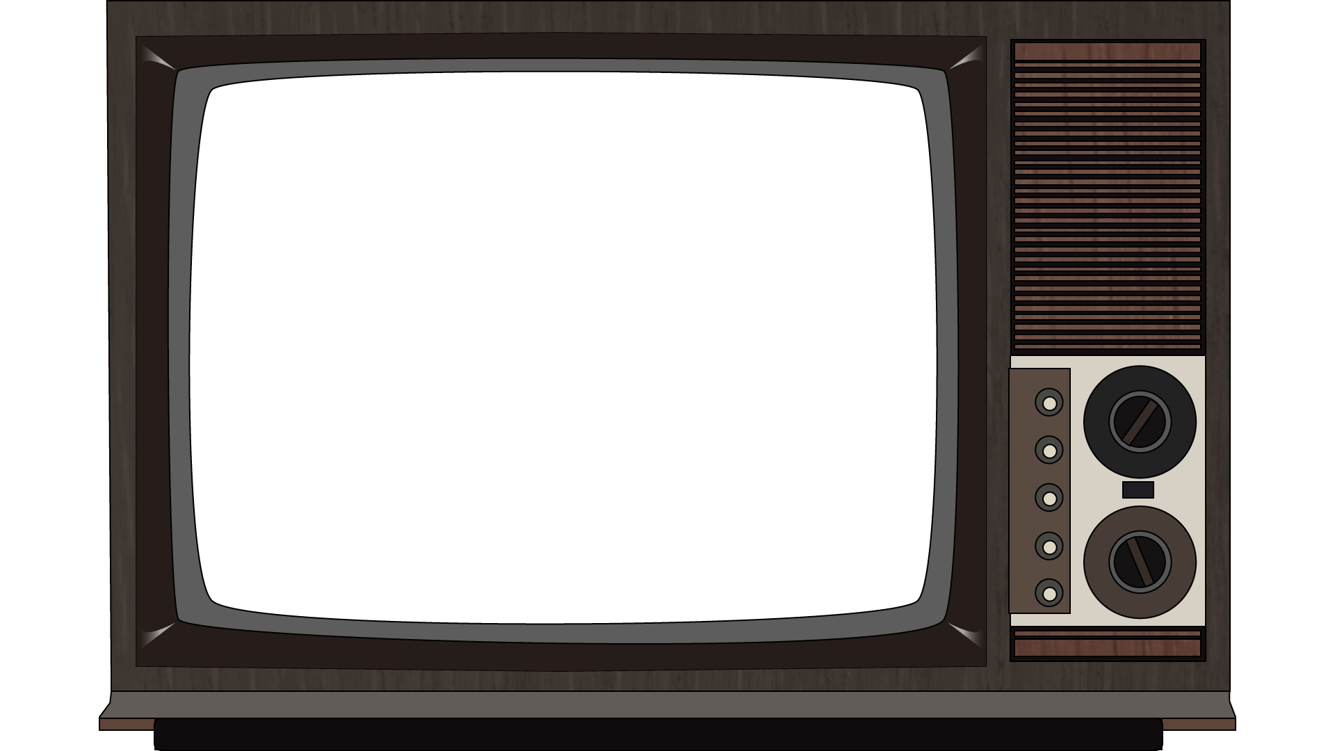 Old Television PNG Image. Vintage tv, Television, Framed tv