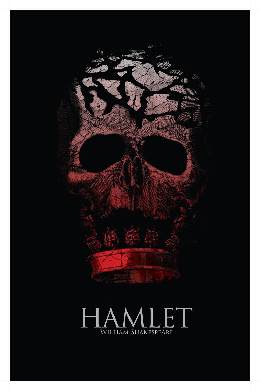 The well known story of Hamlet was the main theme of this project