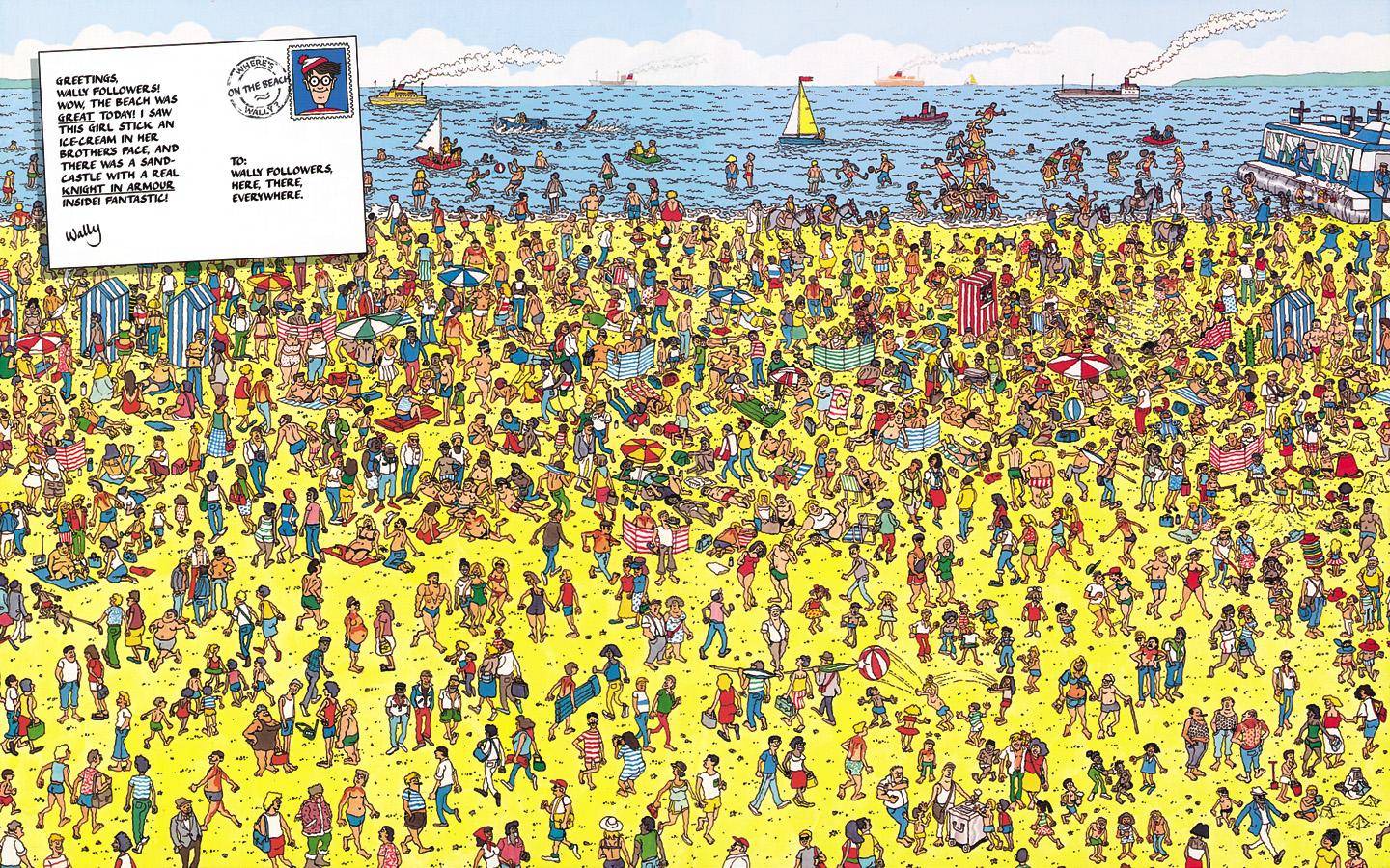 Extremely Hard Where Is Waldo HD Wallpaper