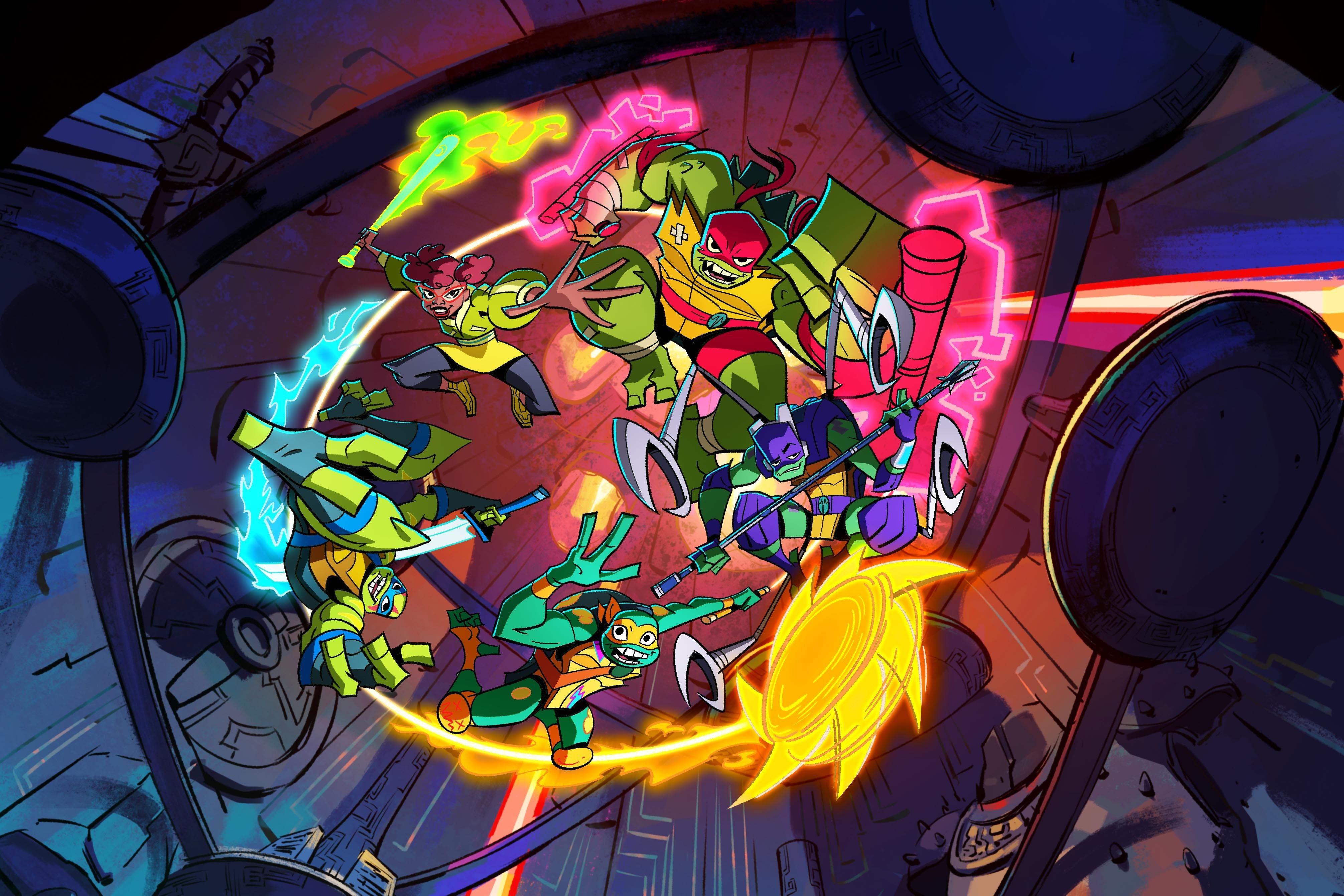 rise of the tmnt 4 turtles