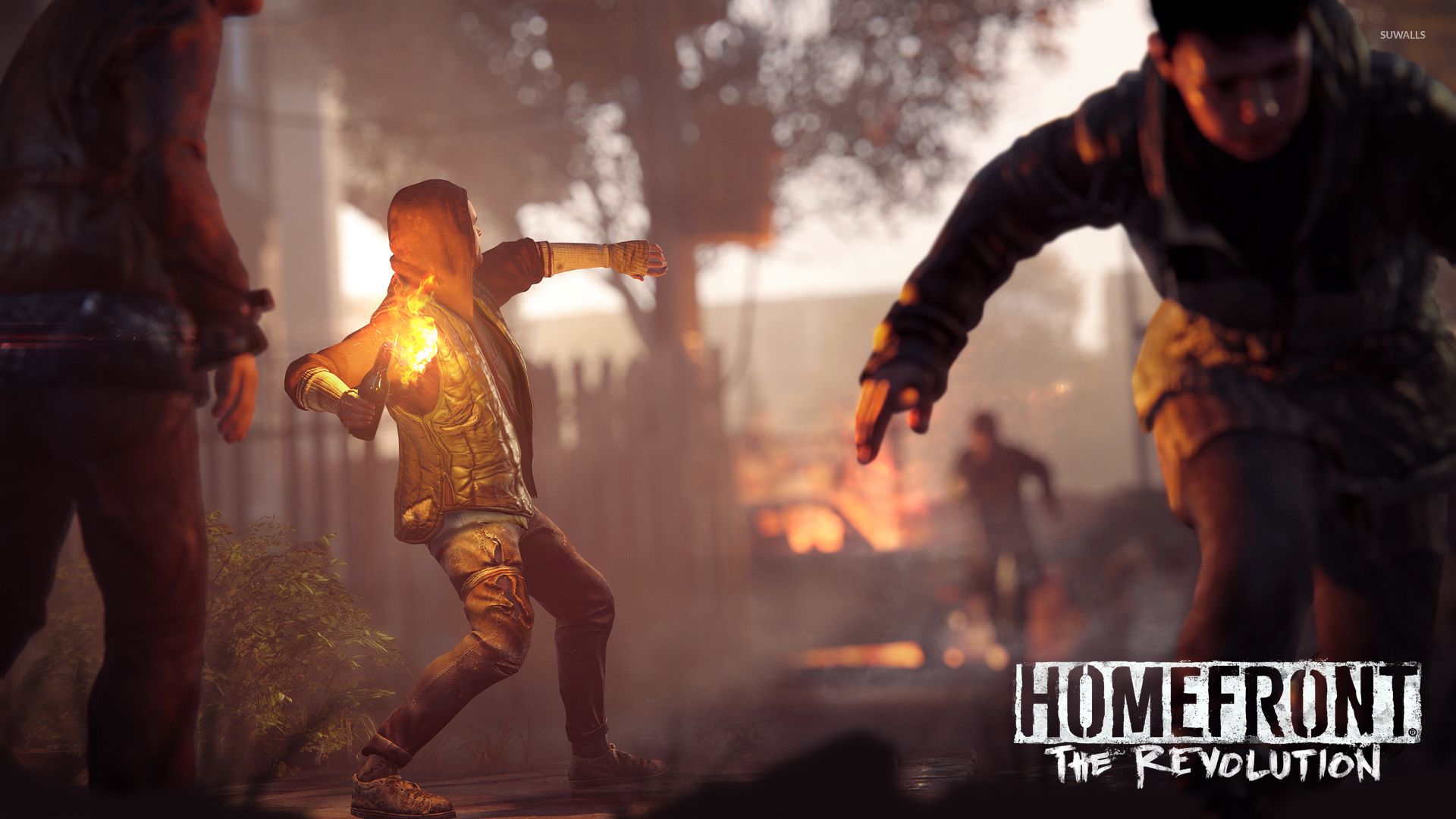 Man with a molotov in Homefront: The Revolution wallpaper wallpaper