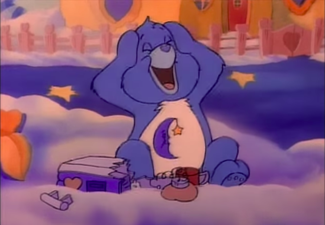 the crazy blue care bear. Cartoon profile picture, Cartoon profile pics, Vintage cartoon