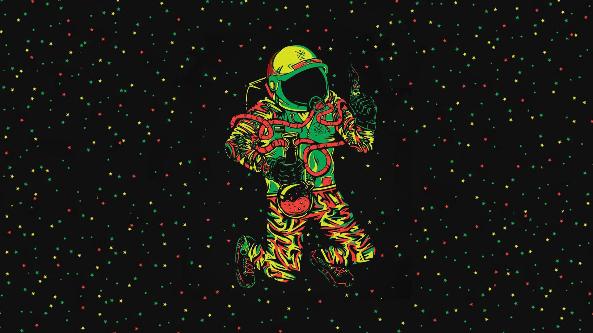 Spaceman Wallpaper