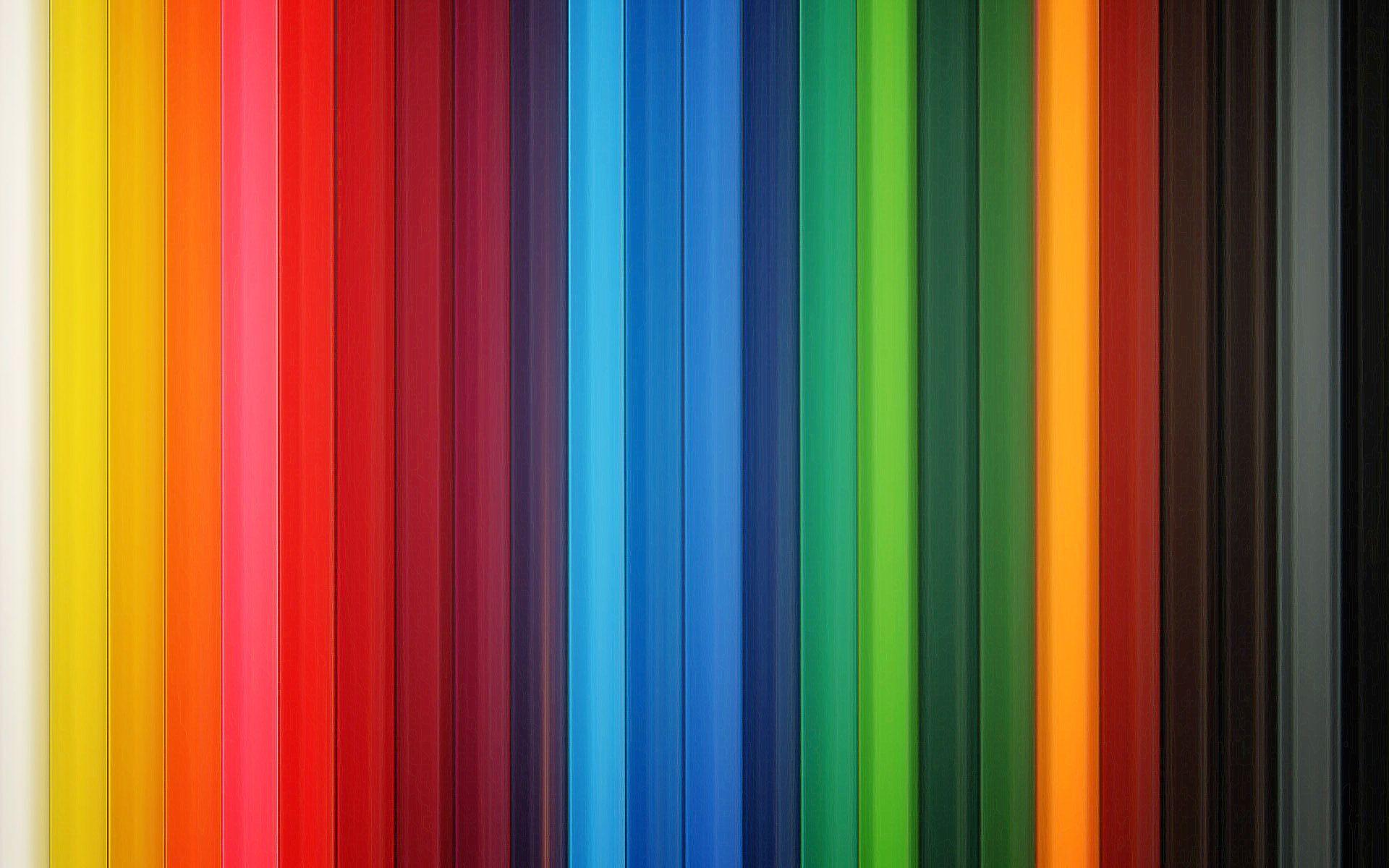 Colorful Pencils Wallpaper